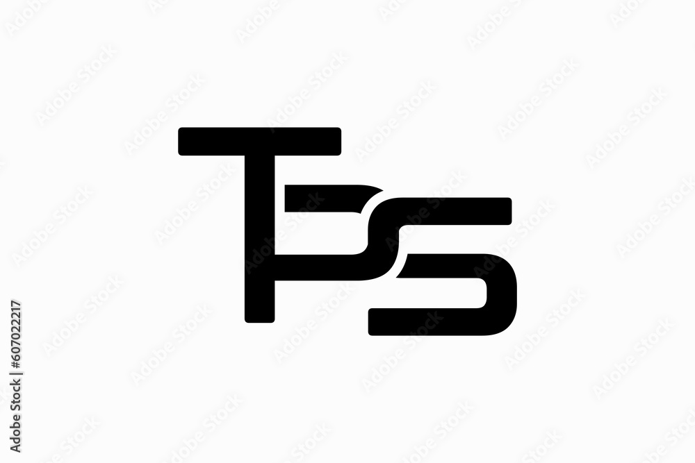 TPS construction letter logo design template element vector TPS construction letter logo design template element vector