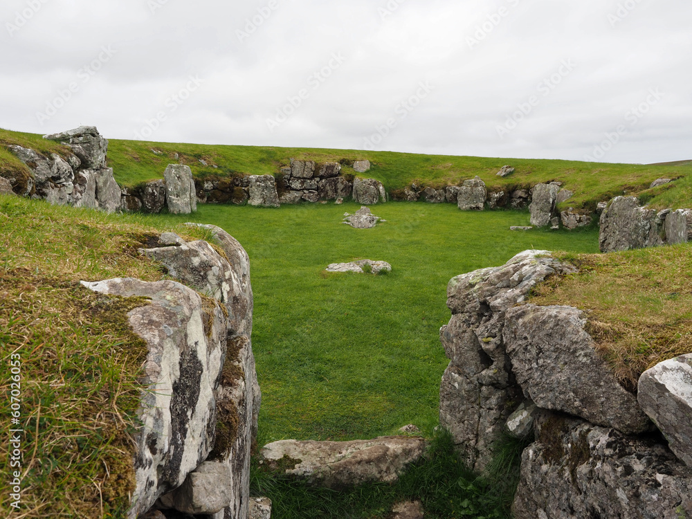 Stanydale temple, a neolithic site in the Shetland Islands