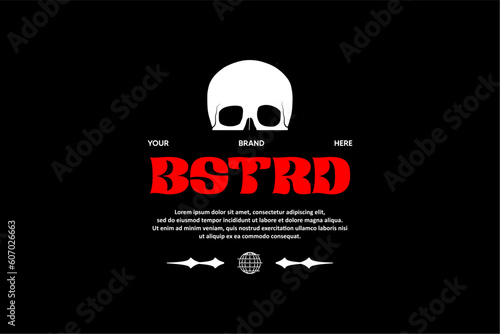 streetwear vector design element for modern fashion