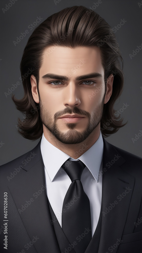 Young Handsome Business Man Wearing Suits Young Handsome Business Man Wearing Suits