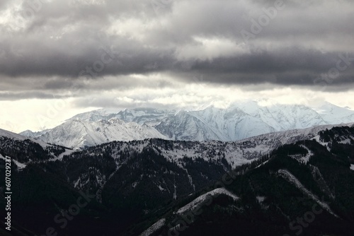 Mesmerizing view of beautiful snow-capped mountains in Salzburg, Austria © Salty|snow Photography/Wirestock Creators