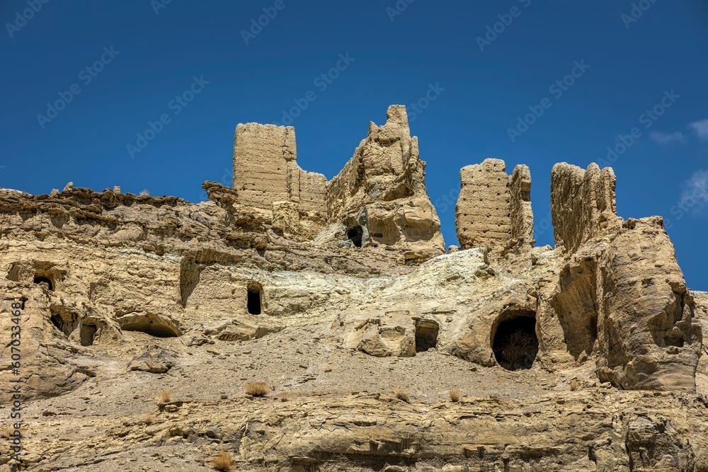 Ruins of Guge Kingdom.Tuolin, Zanda County, Tibet, China.