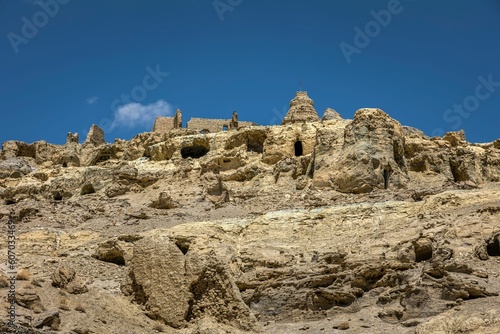 Ruins of Guge Kingdom.Tuolin, Zanda County, Tibet, China. photo