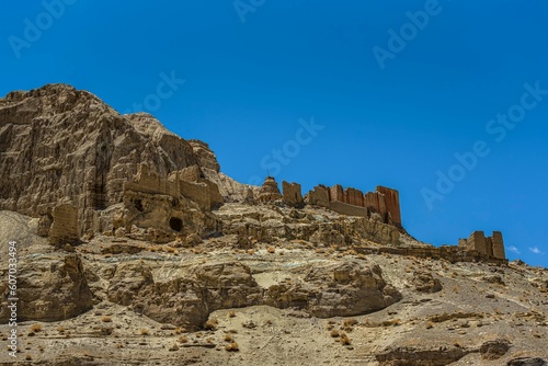 Ruins of Guge Kingdom. Tuolin, Zanda County, Tibet, China.