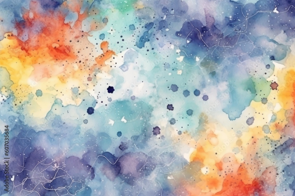 Obraz premium A background of abstract watercolors. (Illustration, Generative AI)