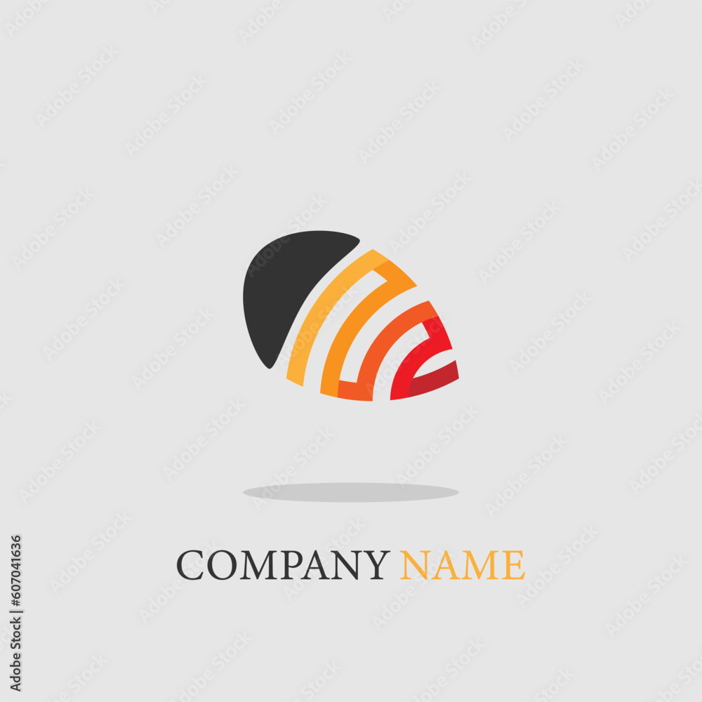 Company or brand logo example on a white background Company or brand logo example on a white background