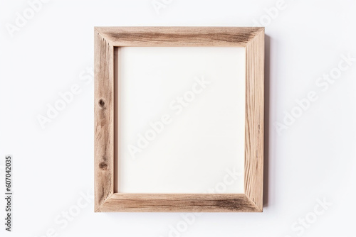 Empty picture frame with copy space for quotes  products  photos Generative AI