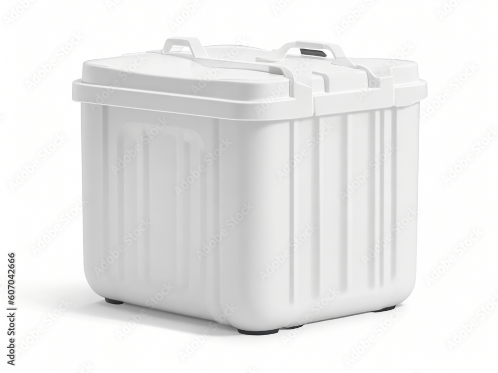 metal trash can isolated on white metal trash can isolated on white