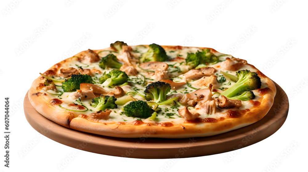 Delicious pizza with cheese and tasty combinations Delicious pizza with cheese and tasty combinations