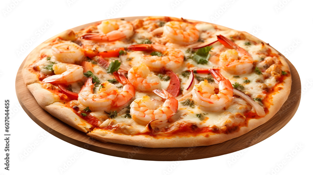 Delicious pizza with cheese and tasty combinations Delicious pizza with cheese and tasty combinations