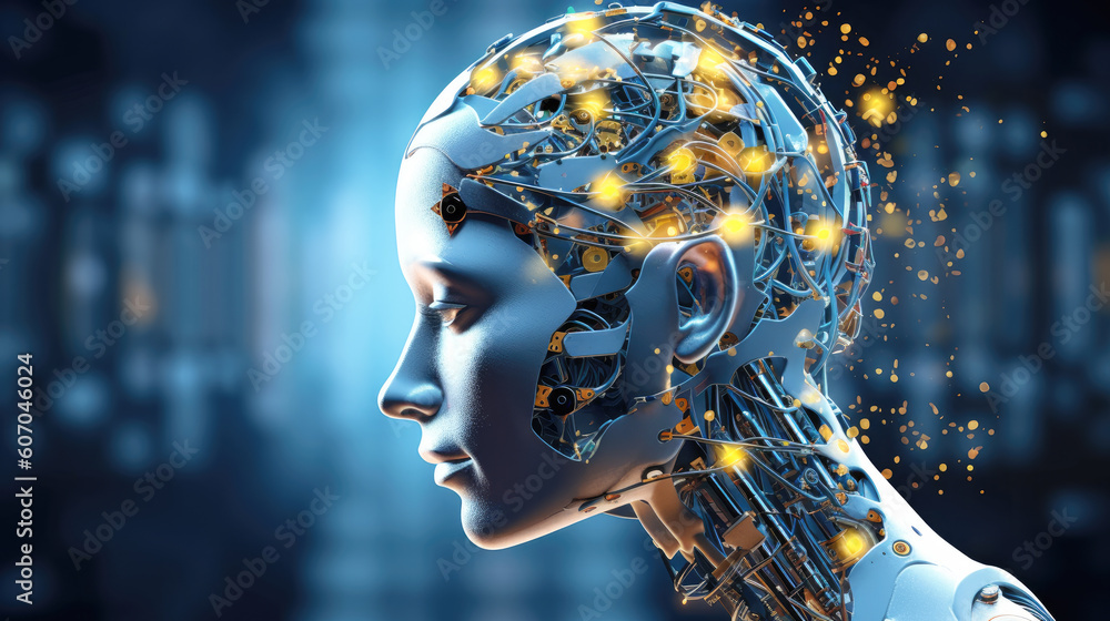Artificial intelligence concept, AI, background Artificial intelligence concept, AI, background