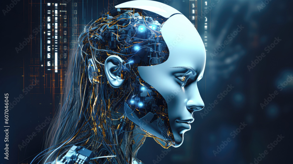 Artificial intelligence concept, AI, background Artificial intelligence concept, AI, background
