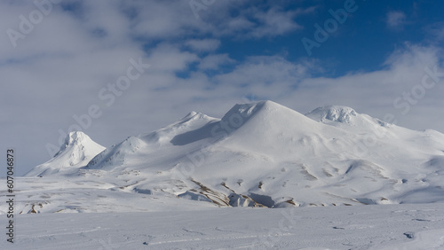 A winter scene in the Kerlingarfjöll mountain range, central highlands of Iceland.