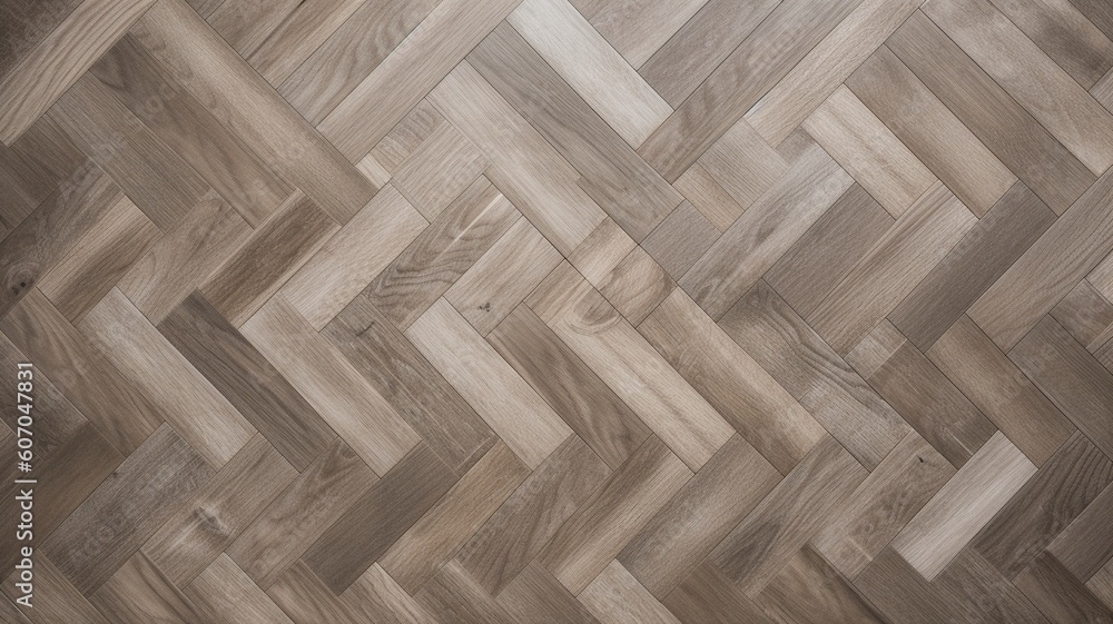 Wooden gray parquet Generative AI Wooden gray parquet Generative AI
