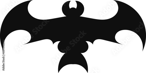 Halloween decorations concept. Halloween with  black bats.