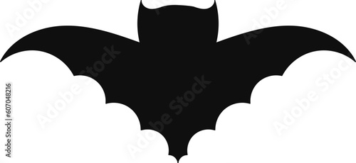Halloween decorations concept. Halloween with  black bats.