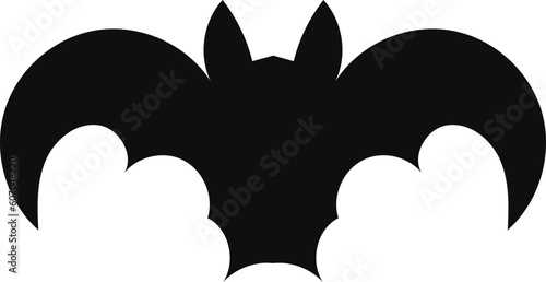 Halloween decorations concept. Halloween with  black bats.