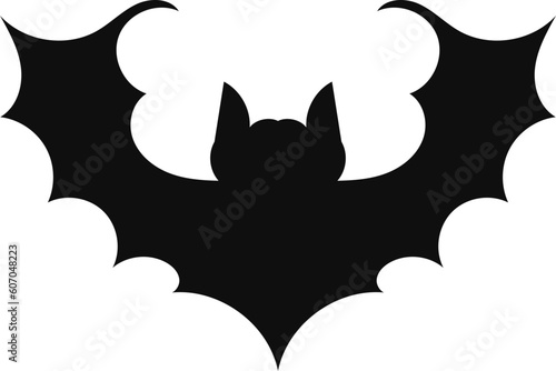 Halloween decorations concept. Halloween with  black bats.