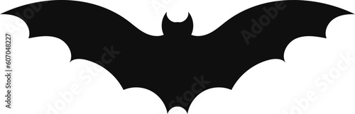 Halloween decorations concept. Halloween with  black bats.