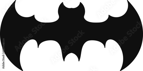Halloween decorations concept. Halloween with  black bats.