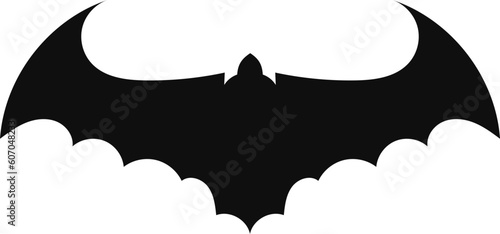 Halloween decorations concept. Halloween with  black bats.