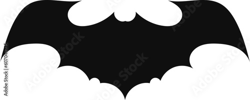 Halloween decorations concept. Halloween with  black bats.