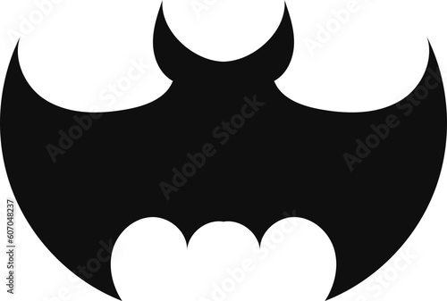 Halloween decorations concept. Halloween with  black bats.