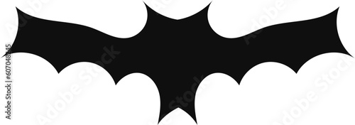 Halloween decorations concept. Halloween with  black bats.