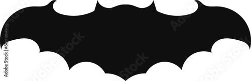 Halloween decorations concept. Halloween with  black bats.