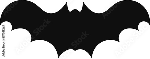 Halloween decorations concept. Halloween with  black bats.