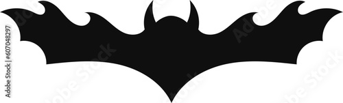 Halloween decorations concept. Halloween with  black bats.