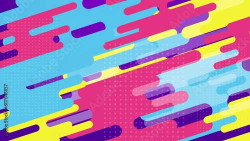 オシャレでポップな背景アニメーション