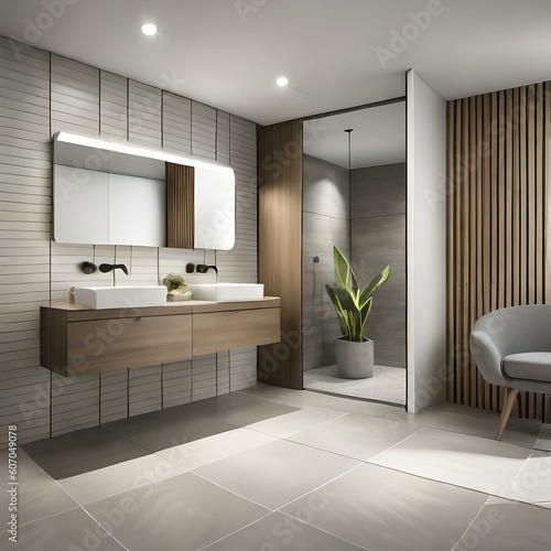 Design de banheiro moderno