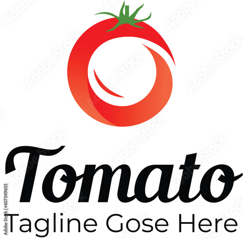 Tomato logo design logo template