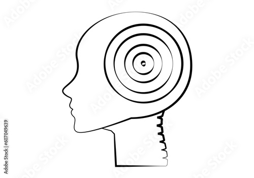 Icono de la AI, inteligencia artificial