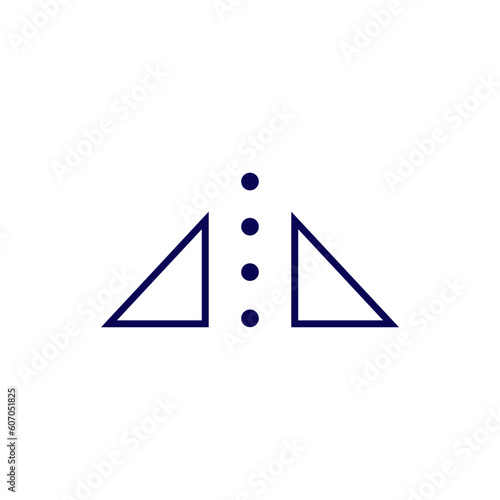 esoteric astrological symbol of triangle symbol