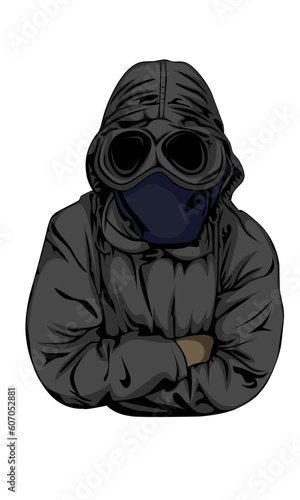 person in a mask, Casual ultra, ultras Hooligan 