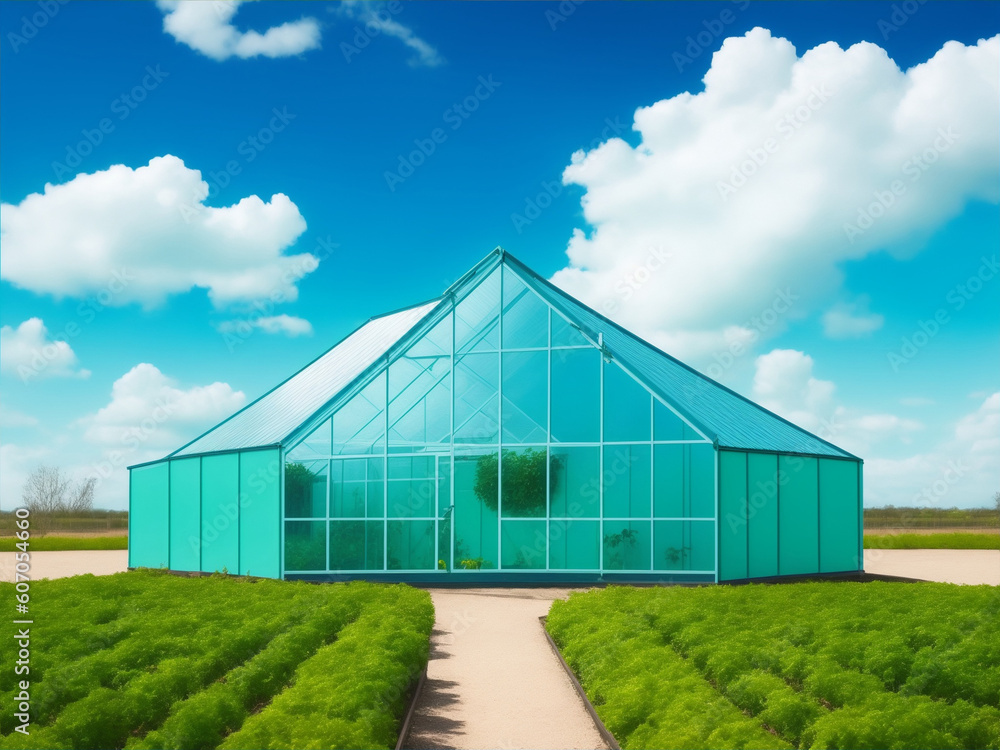 greenhouse with a greenhouse