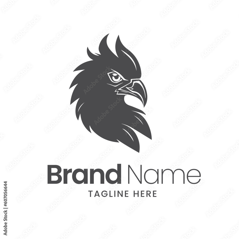 Obraz premium eagle symbol vector illustration, eagle logo design, eagle mascot logo