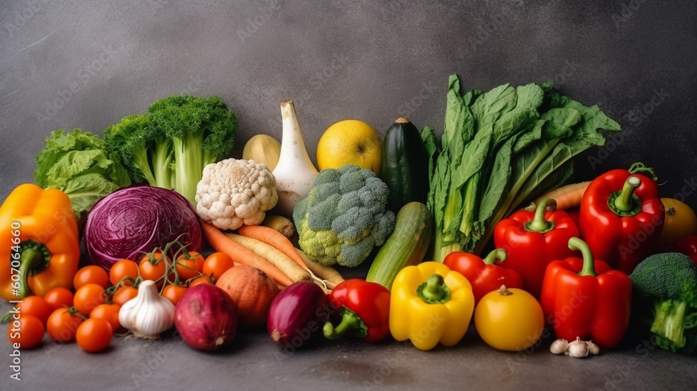 Seasonal Fresh vegetable Generative AI Seasonal Fresh vegetable Generative AI