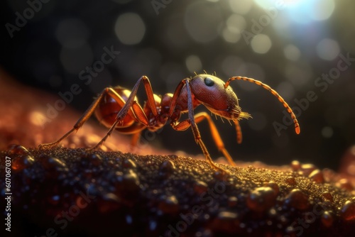 Fascinating Image of an Ant on an Exploration Journey © Arthur