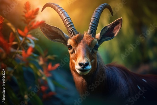 Stunning Antelope Portrait - Captivating Close-up Image of Wildlife © Arthur