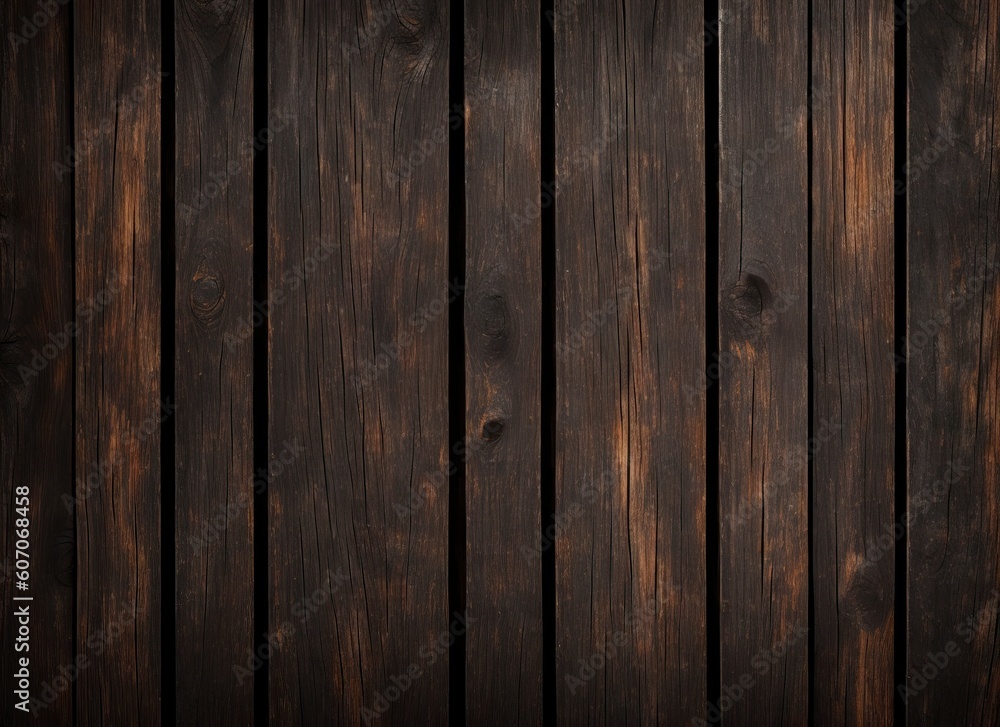 Dark wooden texture. Rustic three-dimensional wood texture. Wood background. AI generated Generative AI Dark wooden texture. Rustic three-dimensional wood texture. Wood background. AI generated Generative AI