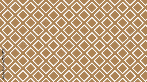 Brown checkered seamless geometric pattern
