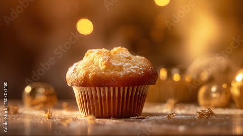 Delicious muffin illustration