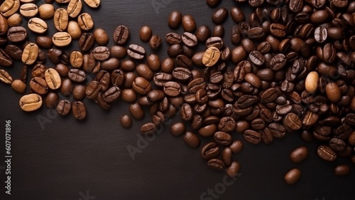 Delicious coffee beans  Generative AI