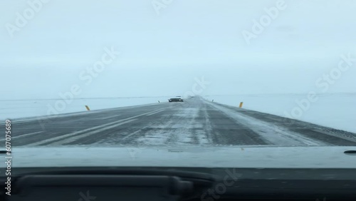 Timelapse of a road trip in Iceland. Between snow and magnificent views, it's impossible to get bored on route number 1, which circles the island.