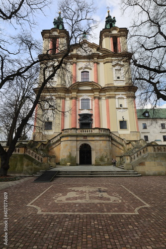Pauline Church on the Rock, Krakow, Poland, Europe.