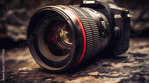 camera lens close up