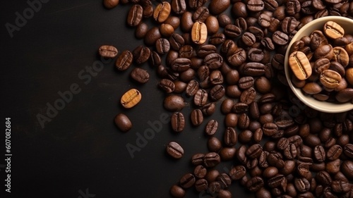 Delicious coffee beans  Generative AI